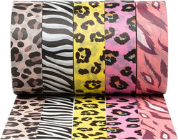 Colorations - Washi Tape Dieren Patronen 5 Rollen, 5mtr.
