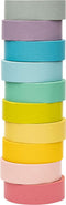 Colorations - Washi Tape Pastel Kleuren, Set van 10