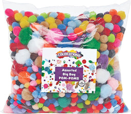 Colorations - Zak Pompoms 450 gram, 1200st.