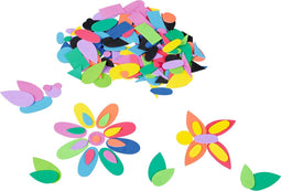 Colorations Zelfklevende Foam Figuren Stickers, 1000st.