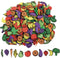 Colorations - Zelfklevende Foam Groenten en Fruit Stickers, 500st.