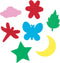 Colorations - Zelfklevende Foam Vormen, 54st.