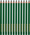 Colortime Kleurpotloden Jumbo 5 Mm Vulling Donkergroen 12 Stuks