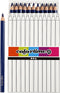 Colortime Kleurpotloden, vulling: 5 mm, donkerblauw, Jumbo, 12 stuks