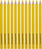 Colortime Kleurpotloden, vulling: 5 mm, geel, Jumbo, 12 stuks