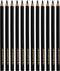 Colortime Kleurpotloden, vulling: 5 mm, zwart, Jumbo, 12 stuks
