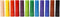 Colortime Krijt Multicolor 8 Cm 12 Stuks