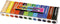 Colortime Krijt Multicolor 8 Cm 12 Stuks