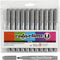 Colortime stift, 5 mm lijn, grijs, 12 stuks