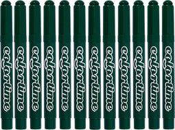 Colortime stift, 5 mm lijn, groen, 12 stuks