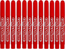 Colortime stift, 5 mm lijn, rood, 12 stuks