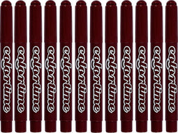 Colortime stift, 5 mm lijn, wijnrood, 12 stuks