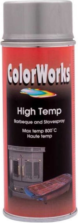 Colorworks Hittebestendig Lakverf Zilver - 400 ml