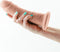 COLOURS DUAL DENSITY 7 INCH GIRTH DILDO FLESH