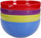 Colourworks Melamine Plastic Kommen - Multi-colour Set van 4