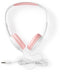 Nedis HPWD4200 - On-ear koptelefoon - 82 dB geluidsdruk - Roze Wit