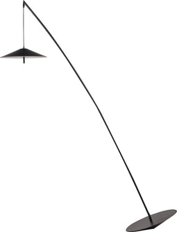 COMALIE - Staande lamp - Zwart - Metaal