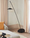 COMALIE - Staande lamp - Zwart - Metaal