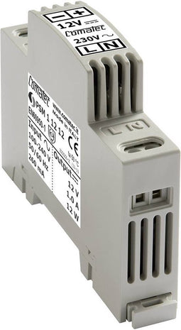 Comatec PSM11212 DIN-rail netvoeding 12 V/DC 1 A 12 W Inhoud: 1 stuk(s)