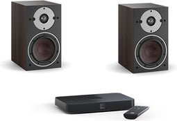 Combi deal DALI Oberon 1 C walnoot + Soundhub Compact