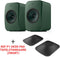 Combi Deal LSX II LT - green + KEF P1 Desk pad tafelstandaard - Zwart