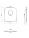 Combi Deal LSX II LT - wit + KEF P1 Desk pad tafelstandaard - zilver