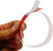 CombiCraft Blanco Tyvek Polsbandjes Rood - 100 stuks