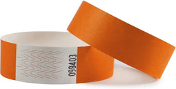 Combicraft polsbandjes Tyvek, oranje, pak van 100 stuks