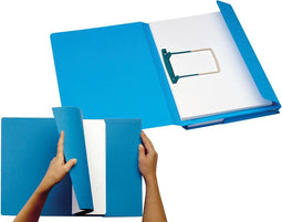 Combimap Secolor folio 1 klep 270gr blauw | 10 stuks