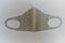 Comfort Face Mask grijs studs goud 100% katoen - Mondmasker - Mondkapje - UV protection - Herbruikbaar & wasbaar - studs goud