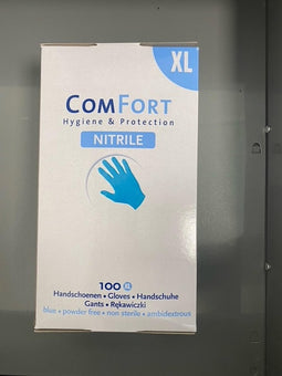 Comfort Handschoen Nitril Latex XL 100 stuks
