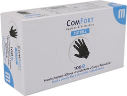 ComFort Handschoen, Nitril, ongepoederd, L, blauw