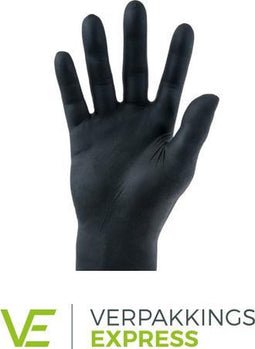 ComFort Handschoen, Nitril, ongepoederd, Small, Zwart