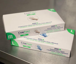 ComFort Handschoen - TPE - ongepoederd - XL - blauw - 200 stuks