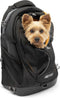 Comfortabele Hondenrugzak voor Kleine honden met diverse opbergvakken - Voor honden tot 11 kg - Kurgo G-train K9 - Rood of Zwart - 33x53x25cm - Kurgo - G-Train K9 Pack - Black