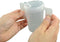 Comforthulpmiddelen Drinkbeker met platte handgrepen en twee tuitdeksels