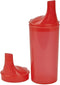 Comforthulpmiddelen Drinkbekerset met lange tuitdeksels - rood