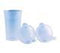 Comforthulpmiddelen Drinkbekerset met lange tuitdeksels - transparant