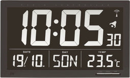 Comforthulpmiddelen Radiografische klok met temperatuur XL