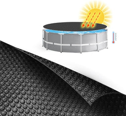 Comfortpool Pro - Solarzeil/Afdekzeil Rond Zwembad - Geschikt voor zwembaden van ø244 cm - Zwart - Geschikt als Intex afdekzeil of Bestway afdekzeil
