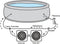 Comfortpool Solar Bol Bypass Kit | Complete set om de waterdruk te regelen | Eenvoudig in gebruik | Past op de Comfortpool Solar bol |
