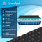 Comfortpool Solar PRO 260 x 160 cm zwembad solarzeil | verwarmend afdekzeil | extra dik zwart noppenfolie | 200 micron | verwarmt en isoleert | met handige opbergtas