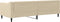 vidaXL - Slaapbank - 80x200 - cm - stof - crèmekleurig
