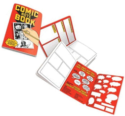 Comic Book Notebook - Gevuld met lege panelen voor het maken van uw eigen strips - 7" x 4.7"