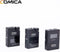 Comica BoomX-D D2 draadloze microfoon-set met 2 zenders en ontvanger — Geschikt voor o.a. Canon, Nikon, Fujifilm, Sony, Panasonic camera en smartphone — Plug & Play interview microfoon — Draadloos bereik tot 50 meter — Complete set — Zwart