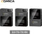 Comica BoomX-D D2 draadloze microfoon-set met 2 zenders en ontvanger — Geschikt voor o.a. Canon, Nikon, Fujifilm, Sony, Panasonic camera en smartphone — Plug & Play interview microfoon — Draadloos bereik tot 50 meter — Complete set — Zwart