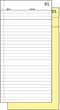 Commissieboekje Expres SI-30020 210x105mm 50x2vel | 5 stuks