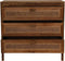 Commode met 3 laden - 90x42x85- Naturel - Teak/rotan