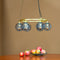 Como chandelier brass