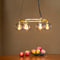 Como chandelier brass